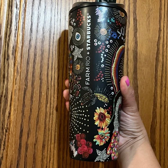 FARM Rio Starbucks | Artistic Black Tumbler - Picture 3 of 9